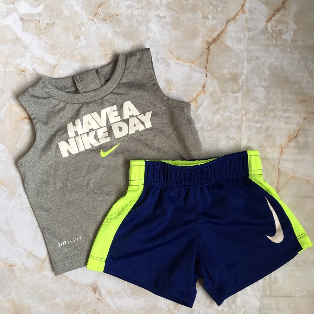Nike 2-pc Dri-Fit Tank/Short Set 0/3mo